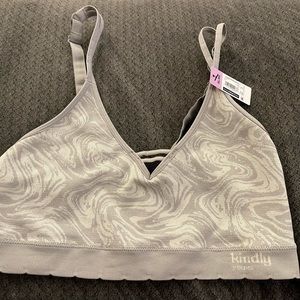 New Kindly Gray Stretch Bra XL A3